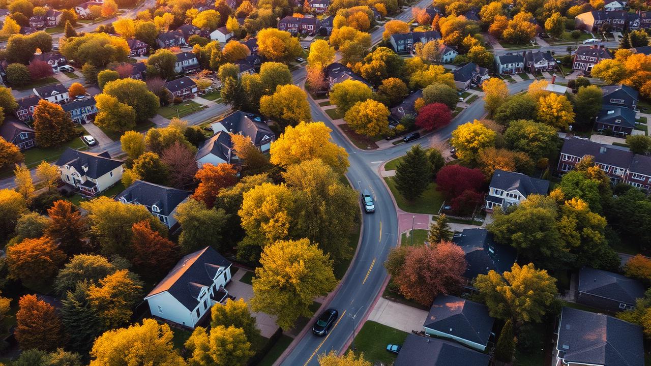 Tree-lined residential neighborhood street on a sunny morning — illustrating How to Sell a House With Code Violations: Your Options Explained